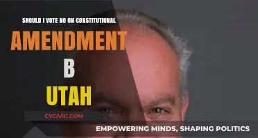 Utah's Constitutional Amendment B: Should You Vote No?