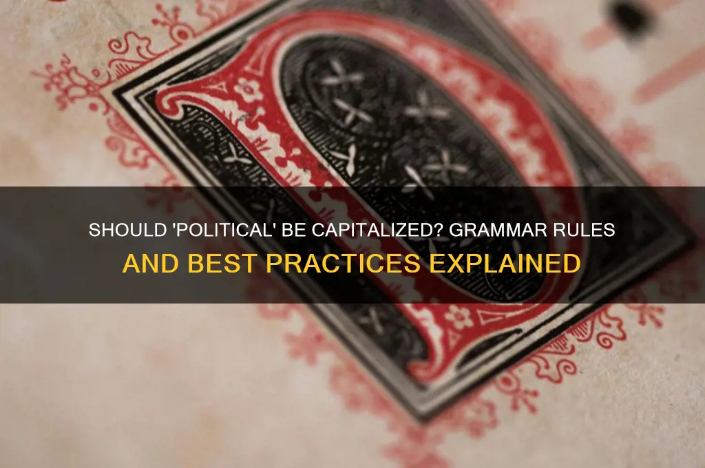 should political be capitalized
