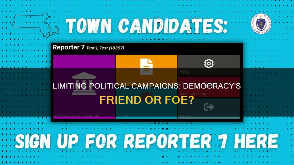 should political campaigns be limited