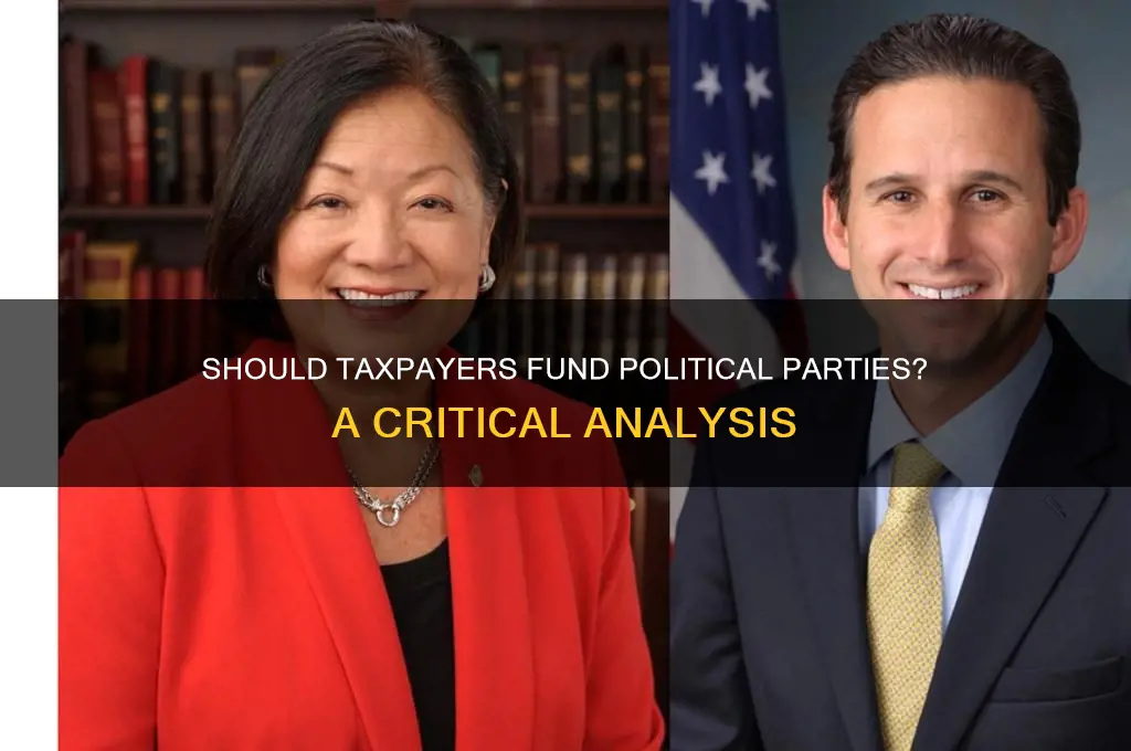 should political parties be state funded essay