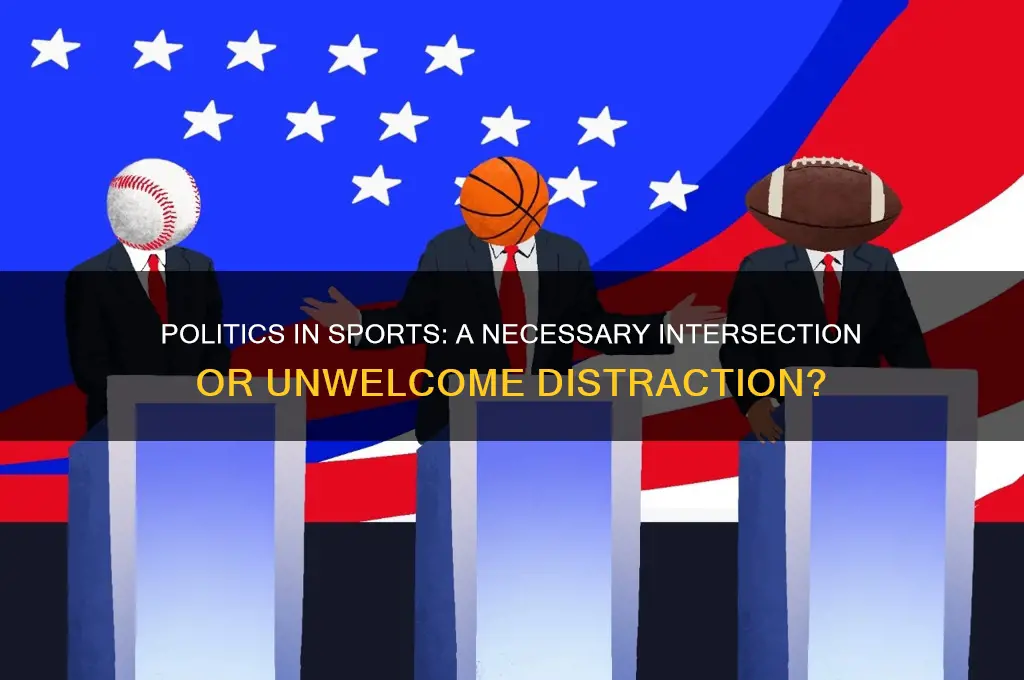 should politics be in sports