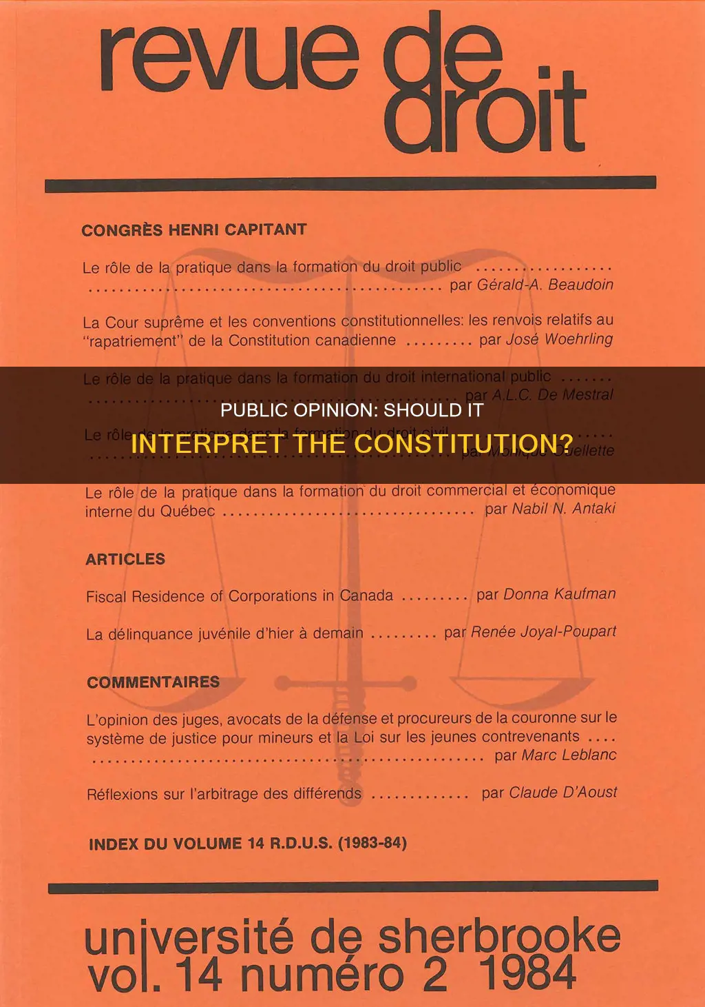 should public opinion dictate how the constitution is interpreted