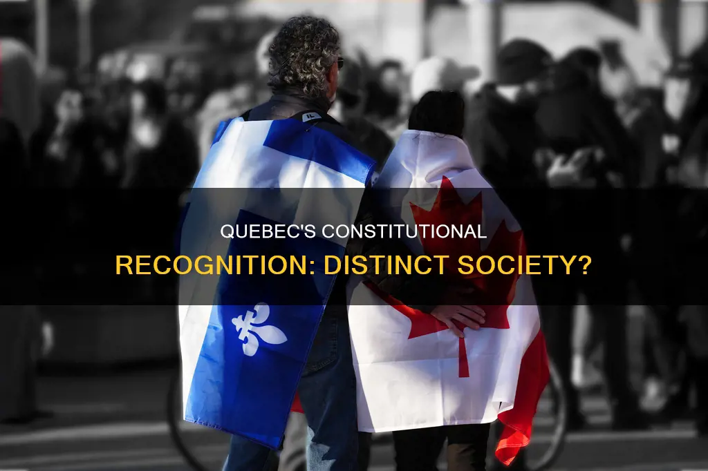should quebec be constitutionally recognized as a distinct society