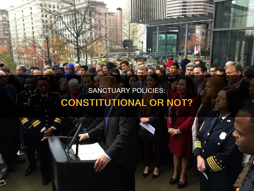 should sanctuary policies be constitutional why or why not