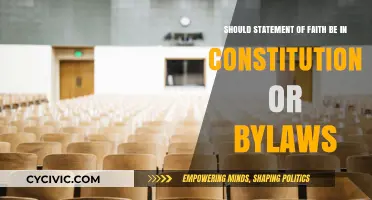 Faith in Focus: Where Does it Belong?