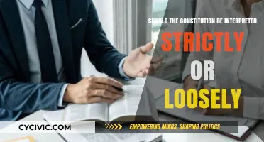 Interpreting the Constitution: Strict or Loose?