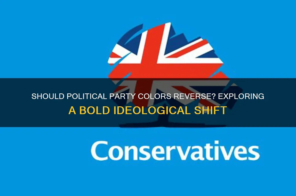 should the political party colors reverse