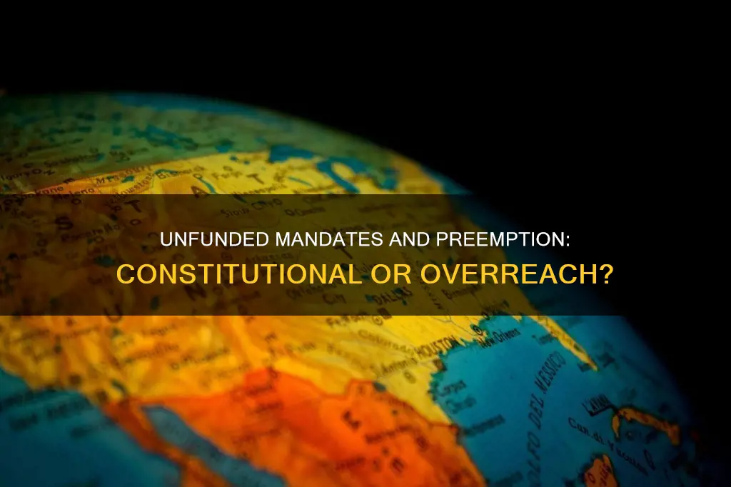should unfunded mandates and preemption be constitutionally permissible