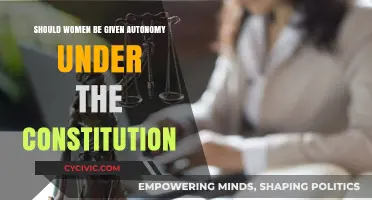 Autonomy for Women: A Constitutional Right