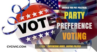 Should Political Party Preference Influence Your Voting Decisions?