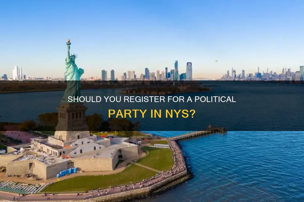 should you register for a political party nys