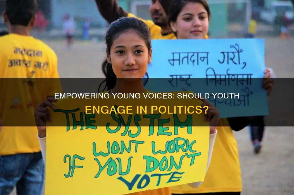 should youth join politics essay