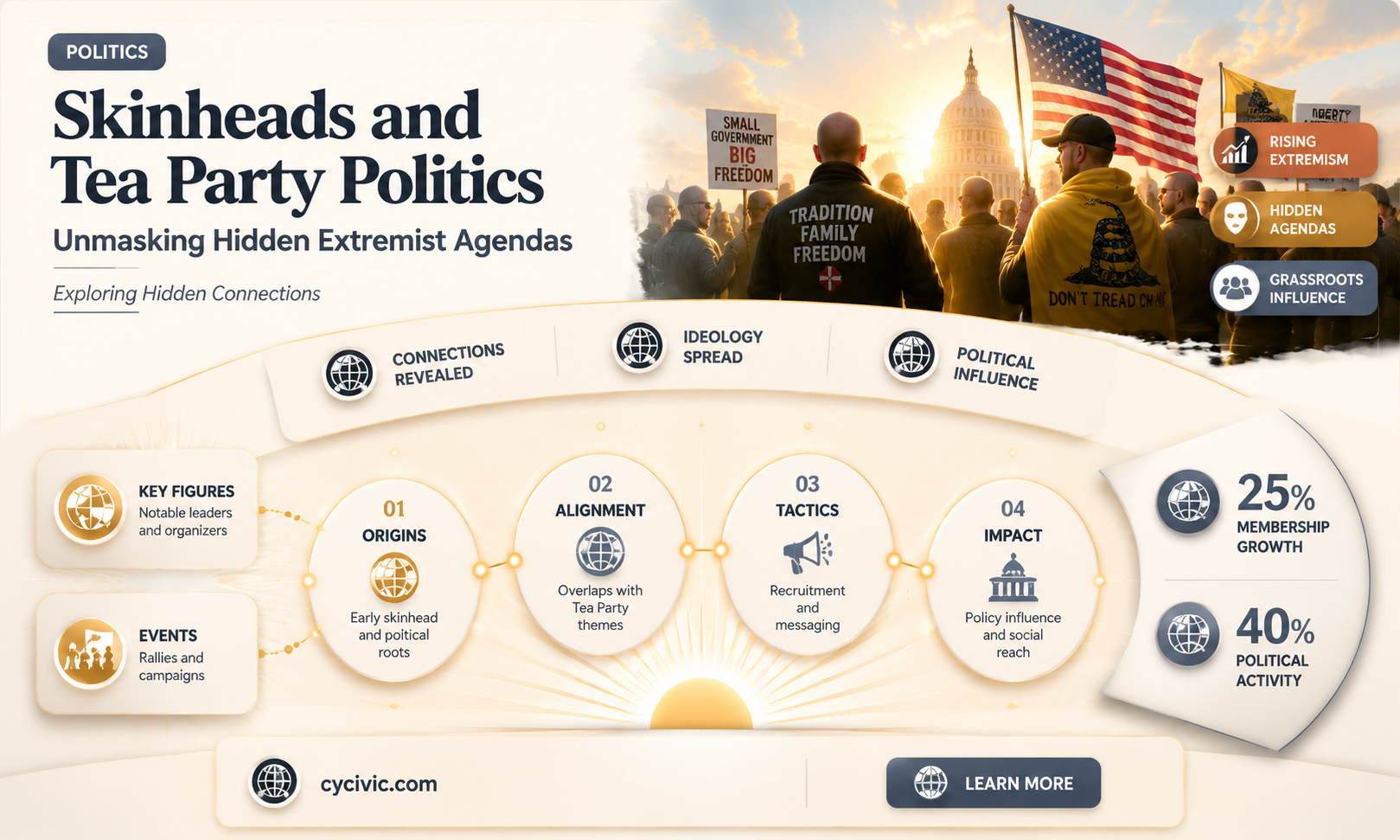 are skinheads hiding behind tea party politics