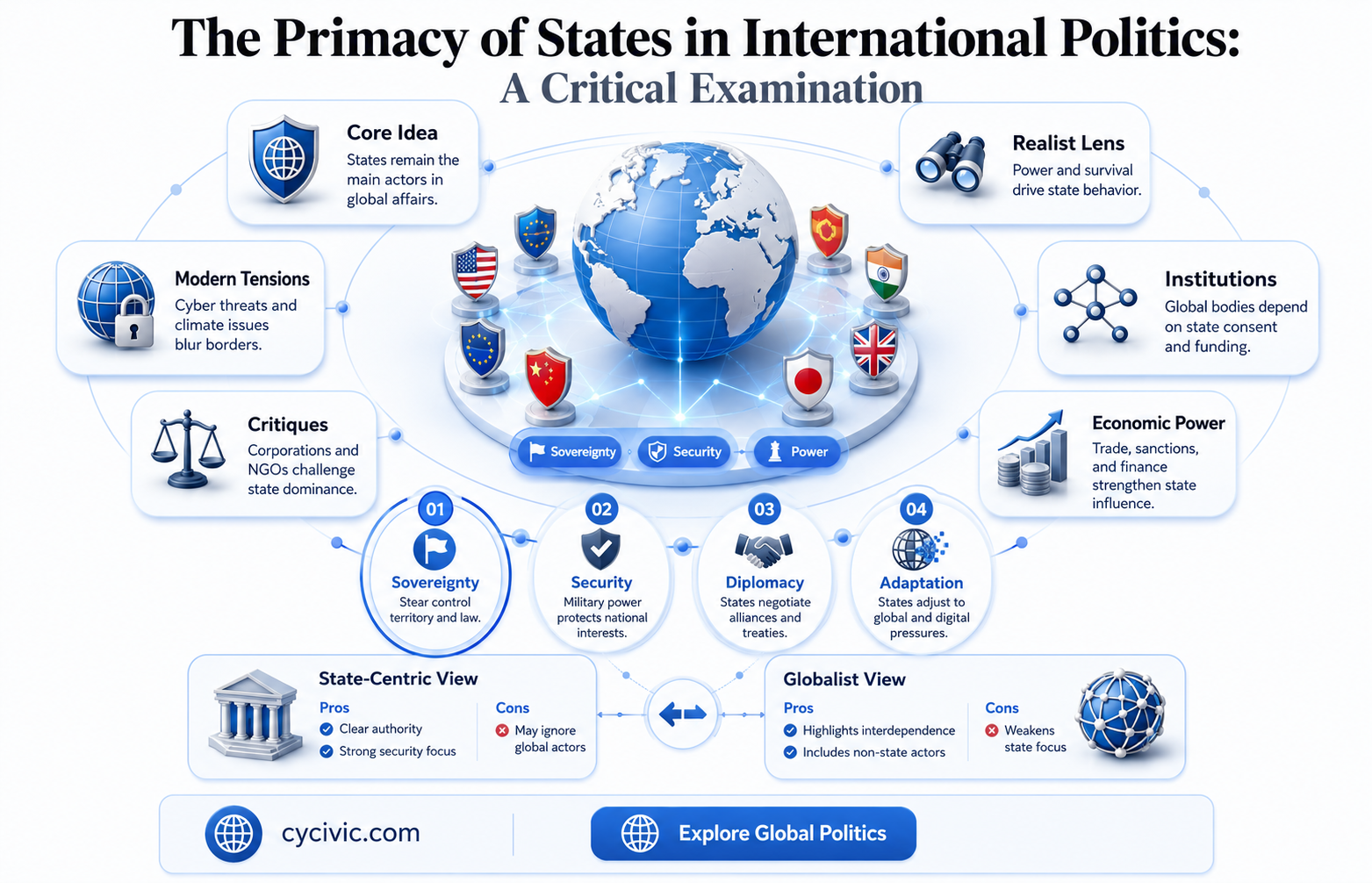are states the most important actors in international politics