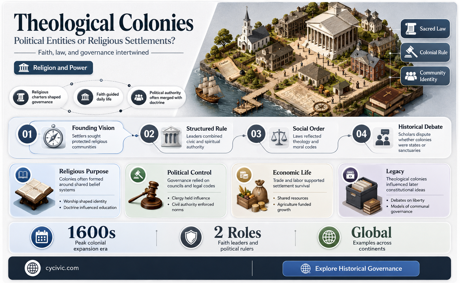 are theological colonies political
