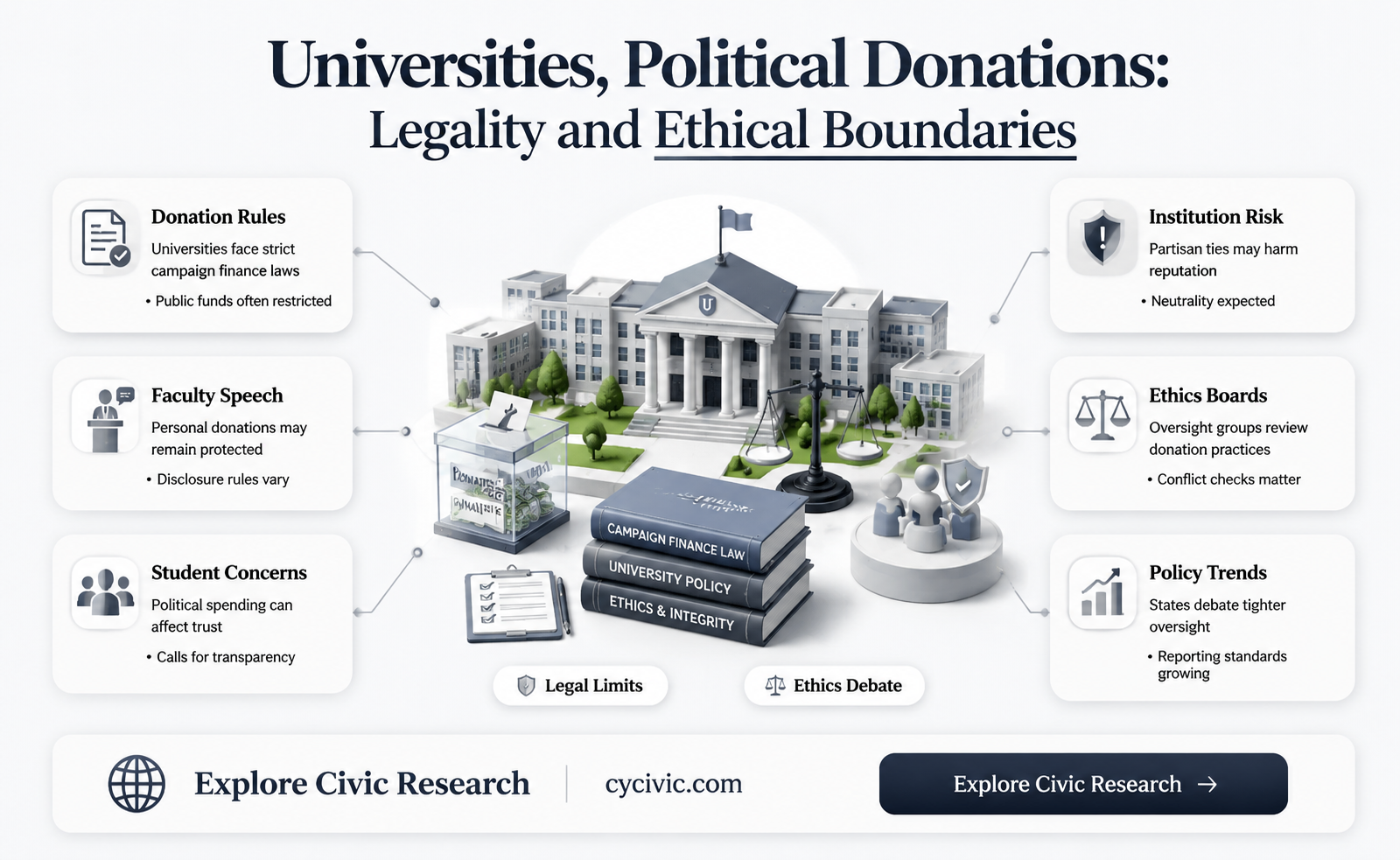 are universities allowed to donate to political campaigns