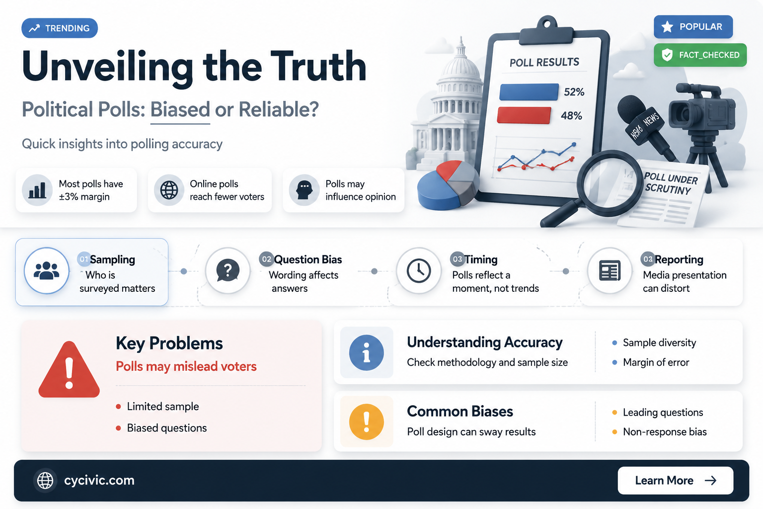 are political polls bias