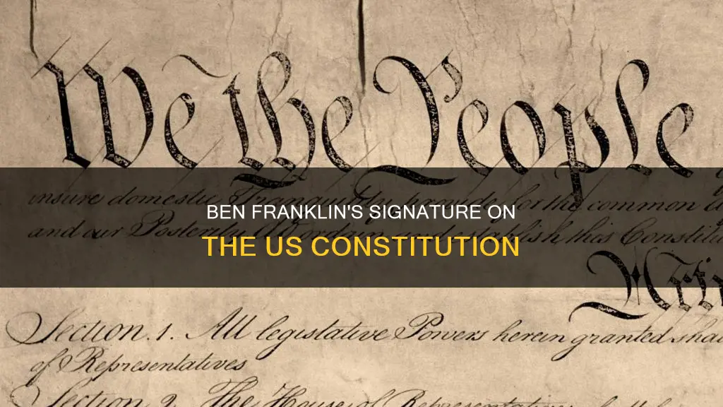 was ben franklin a signer of the constitution