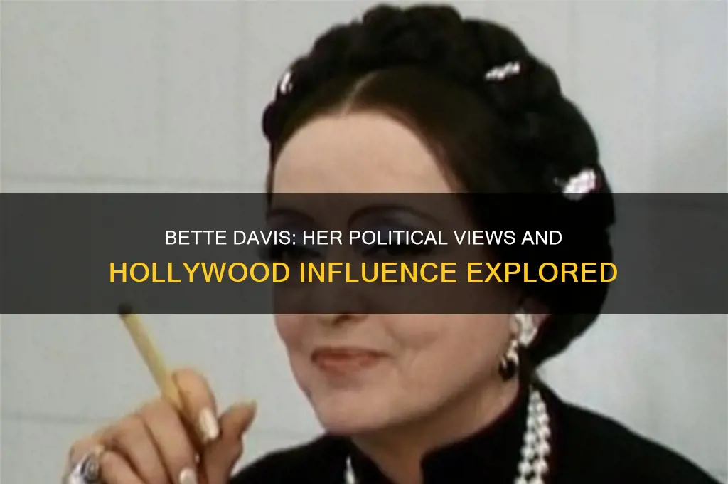 was bette davis political