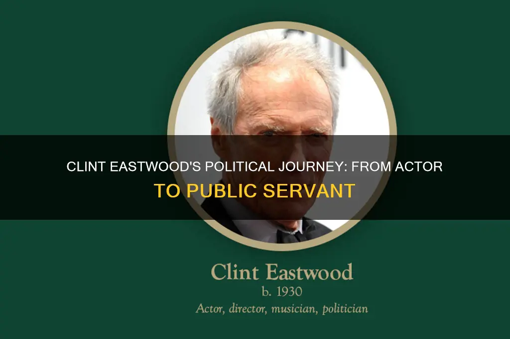 was clint eastwood in politics