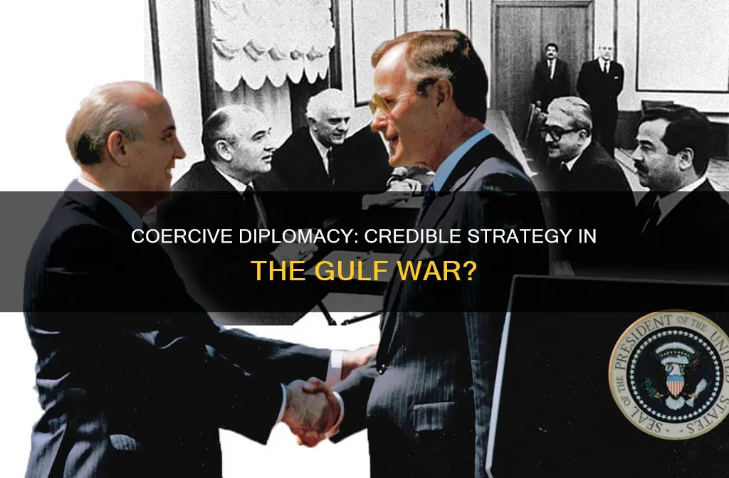 was coercive diplomacy credible in gulf war
