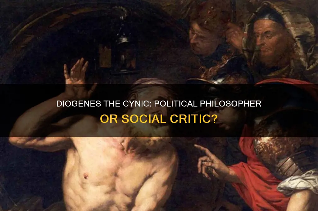 was diogenes a political philosopher