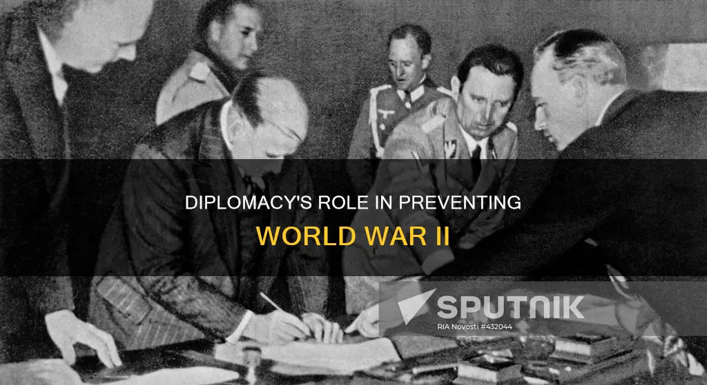 was diplomacy used to try to prevent ww2