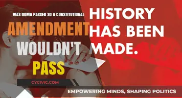 DOMA: A Constitutional Amendment Blockade?