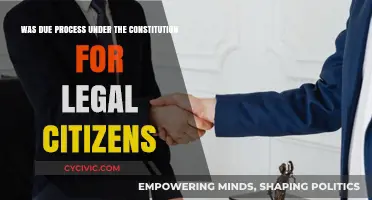 Legal Citizens' Constitutional Due Process Rights