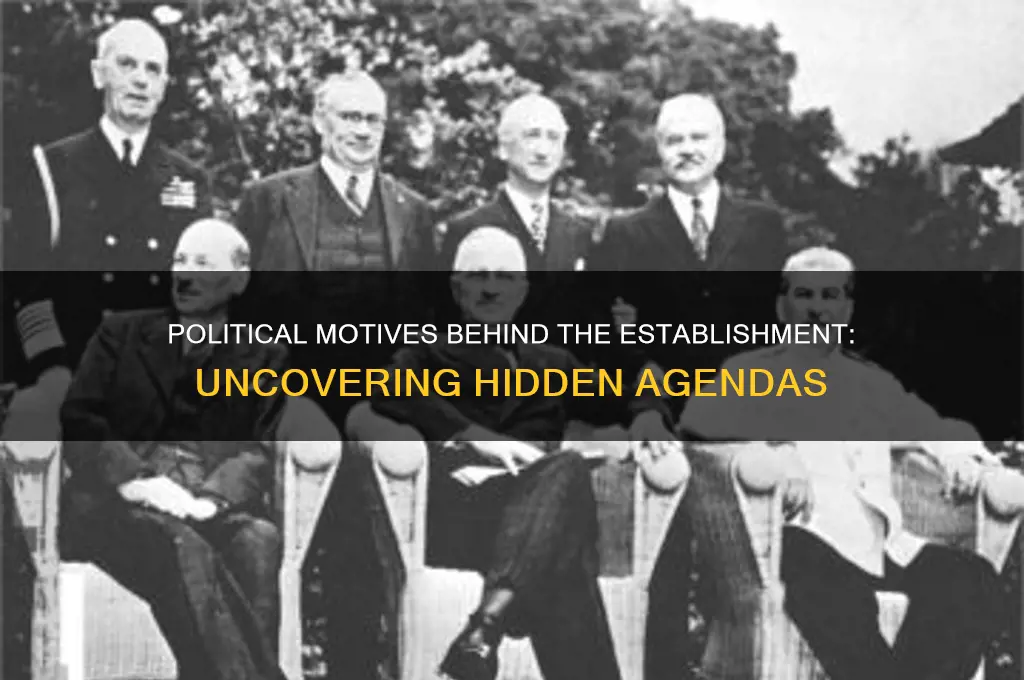 was established for political reasons