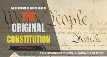 Freedom of Speech: Original Constitution's Missing Piece?