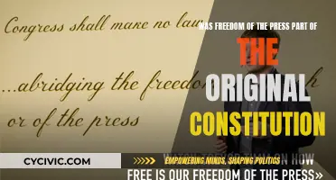 The Press and the Original Constitution: Freedom's Role?