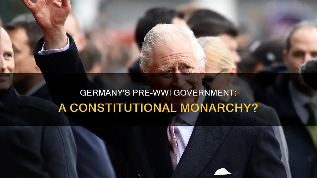 was germany a constitutional monarchy before wwi