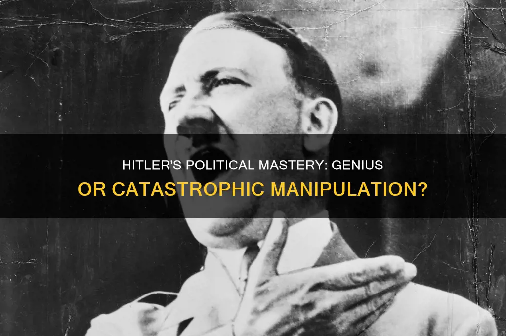 was hitler a political genius