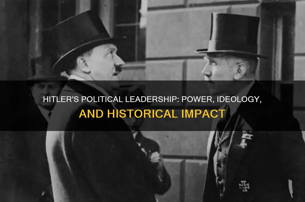 was hitler a political leader