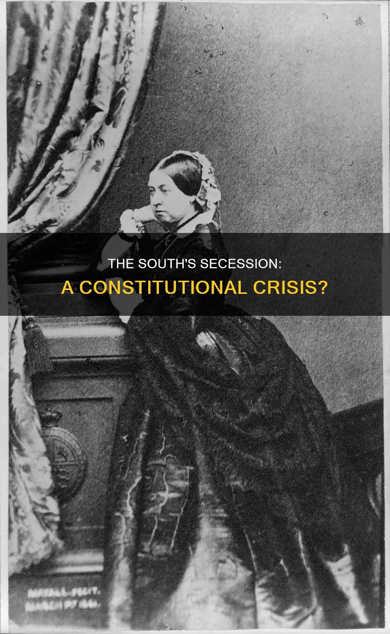 was it constitutional for the south to secede