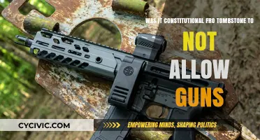 Tombstone's Gun Ban: A Constitutional Question?