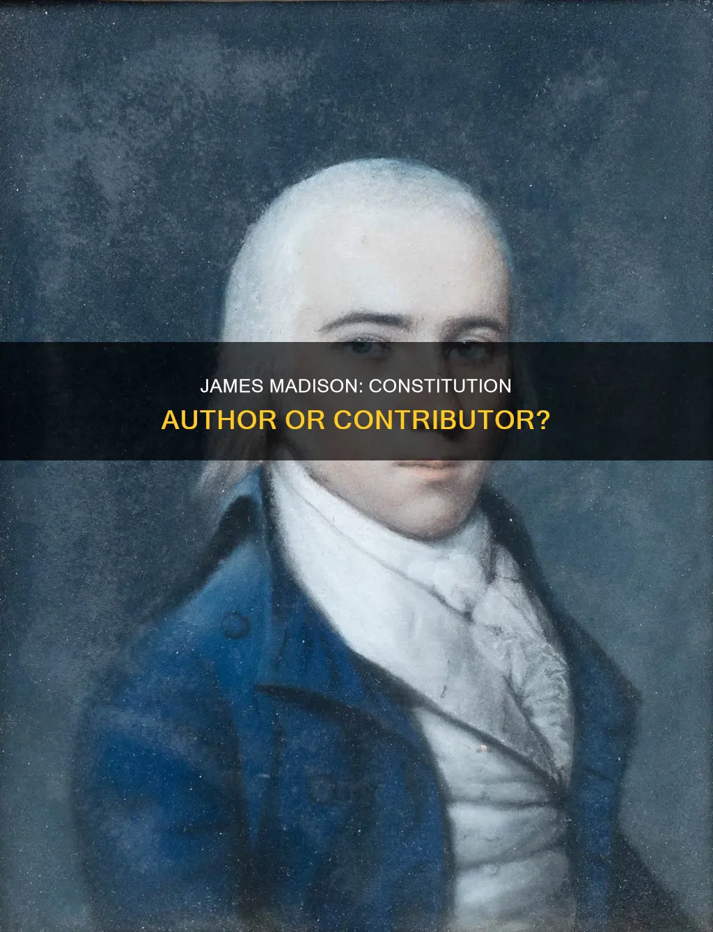 was james madison the author of the constitution
