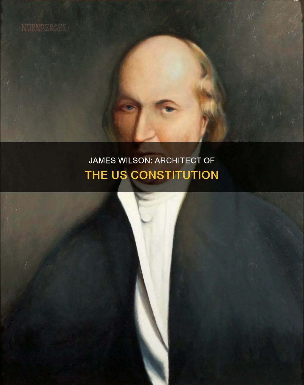 was james wilson one principle architects of the constitution