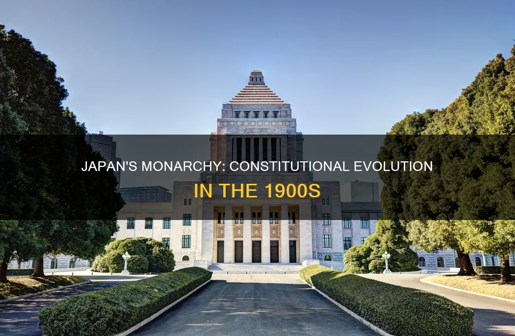 was japan a constitutional monarchy 1900s