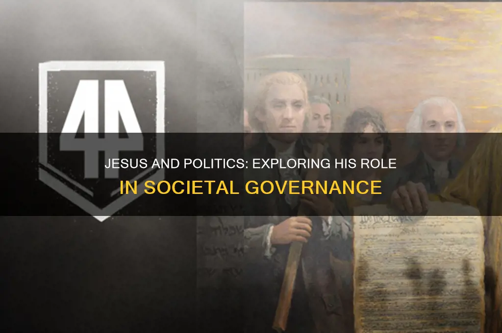 was jesus involved in politics