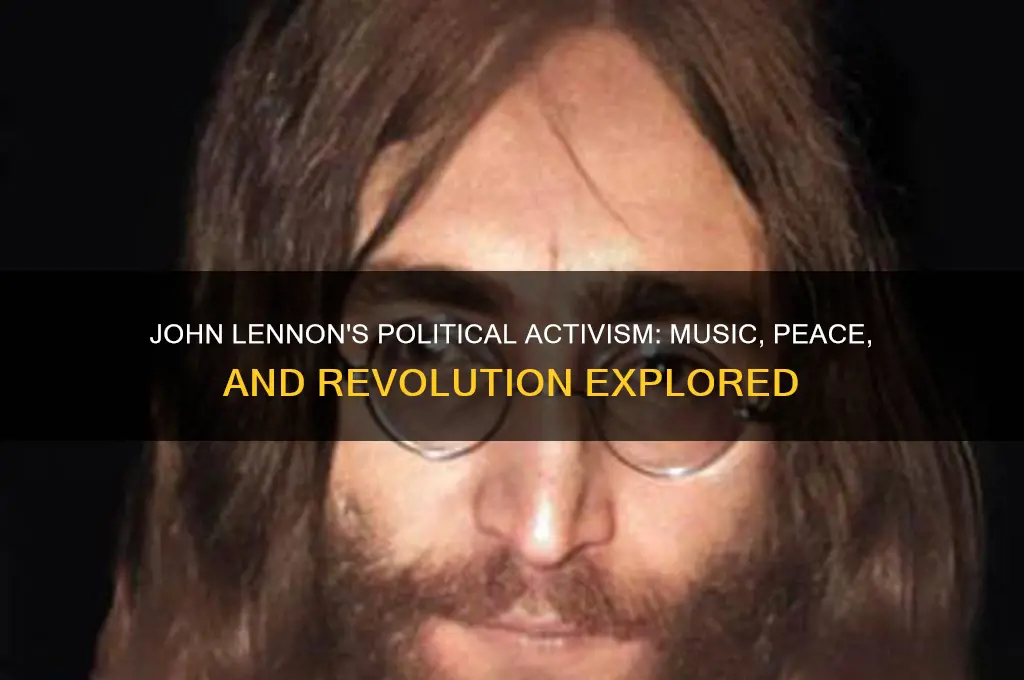 was john lennon political