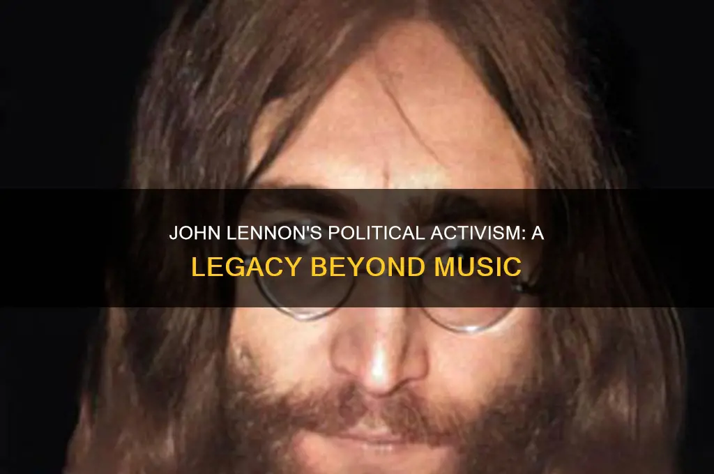 was john lennon politically active