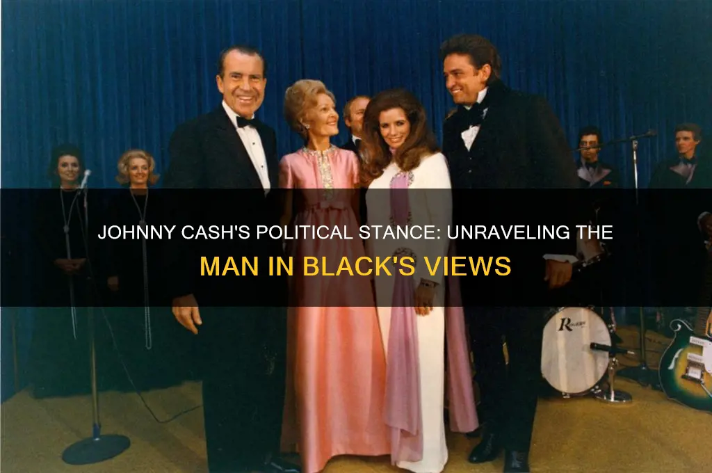 was johnny cash political