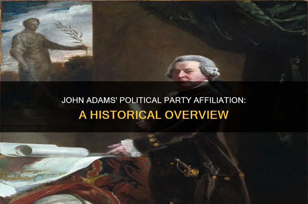 was jpohn adams asocated with a political party
