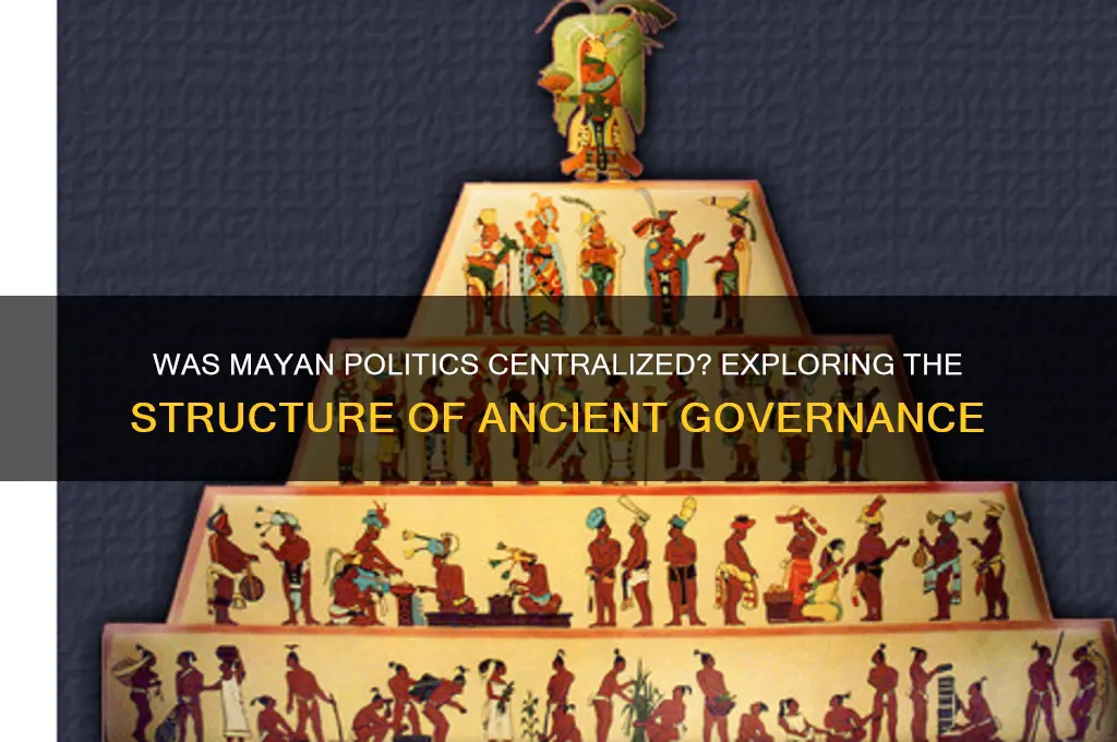 was mayan politic centralized