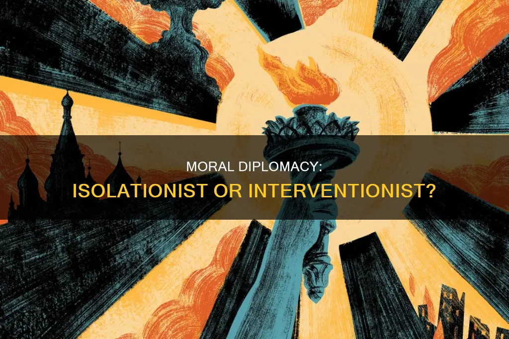 was moral diplomacy isolationist