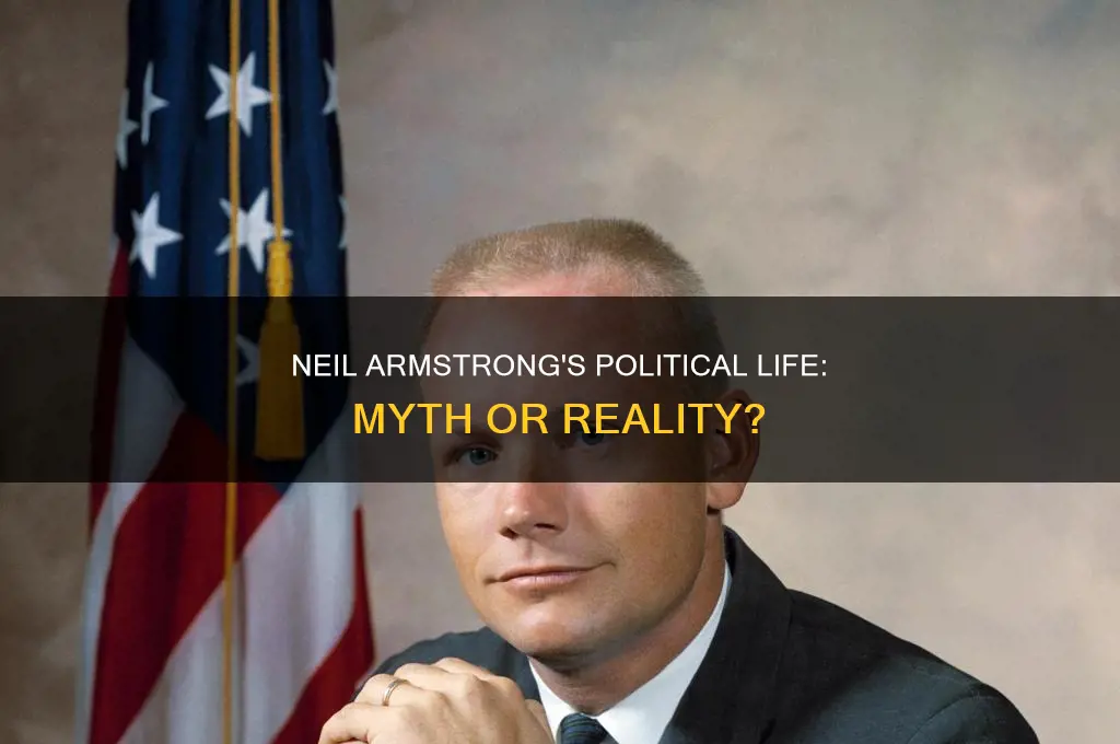 was neil armstrong in politics
