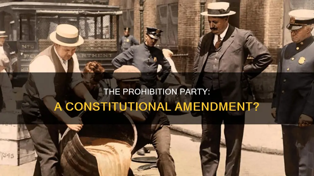was proabition part of the constitution