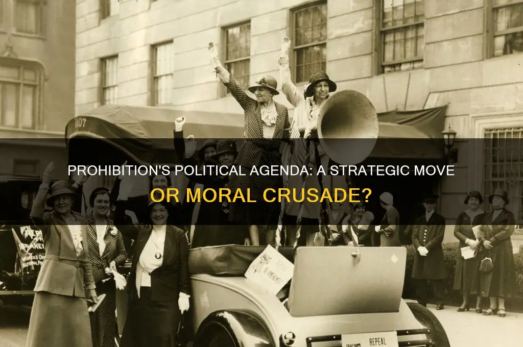 was prohibition a political move